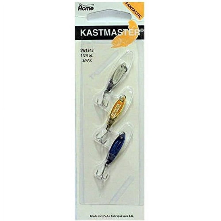 Acme Tackle Kastmaster Kit Fishing Lure Spoon 1/24 oz. 3pk Assorted Colors