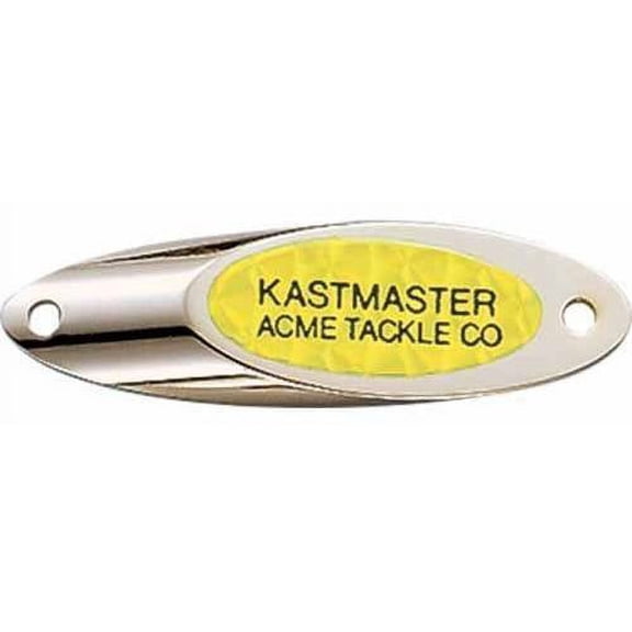 Acme Tackle Kastmaster Spoon w/Tape 1/8oz Gold Chartreuse