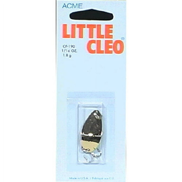 Acme Tackle Little Cleo Fishing Lure Spoon Gold 1/6 oz. 