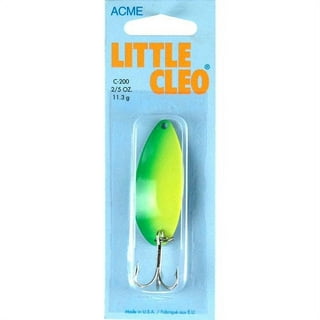 Acme Little Cleo Fishing Lure, Silver/Red, 3/4-Ounce  