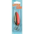 thumbnail interactive-video image 1 of Acme Tackle Freshwater Little Cleo, Fishing Spoon, 3/4 oz. Gold Flo Org Stripe, 1 of 10