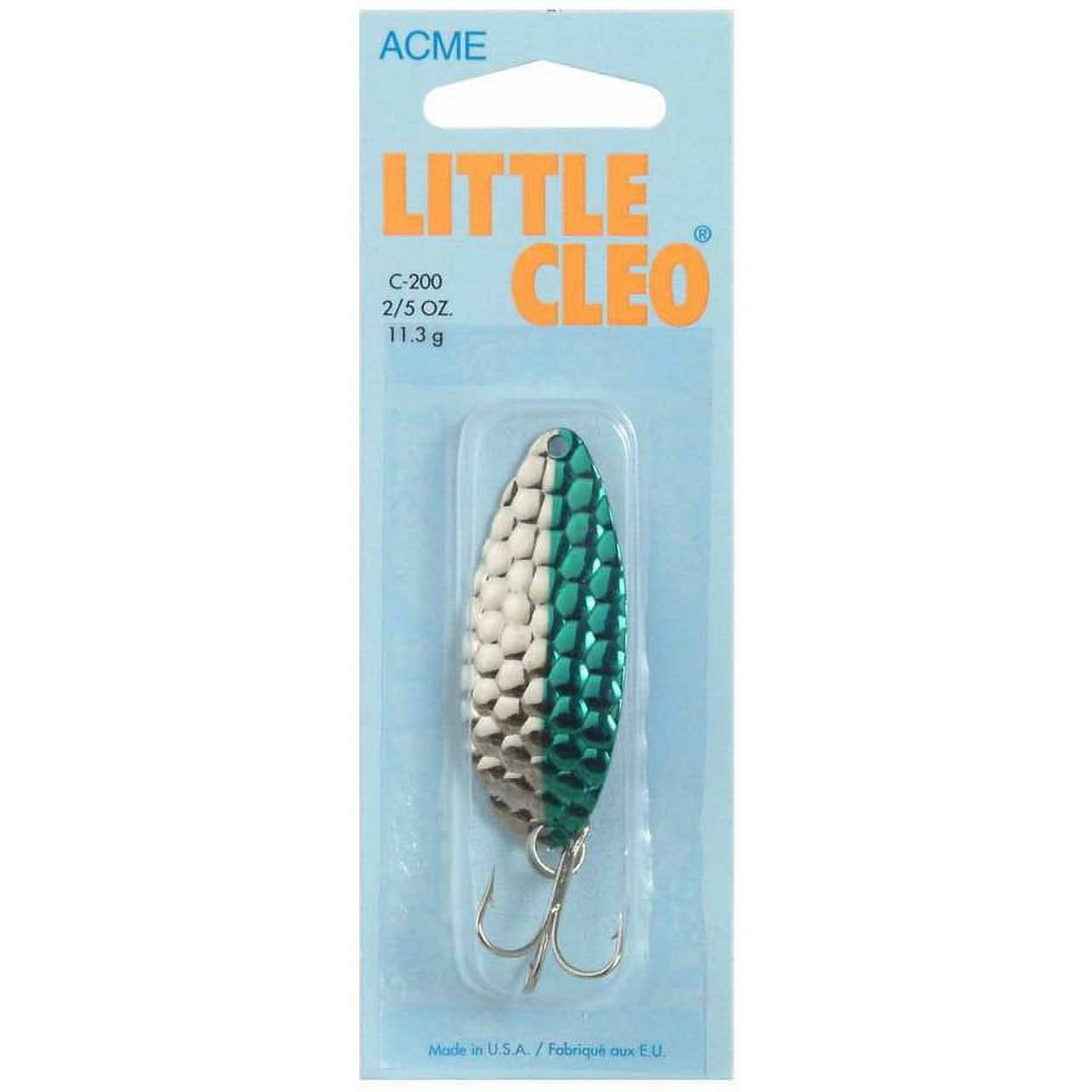 Acme Little Cleo Spoon Hammered Neon Green; 2/5 oz.