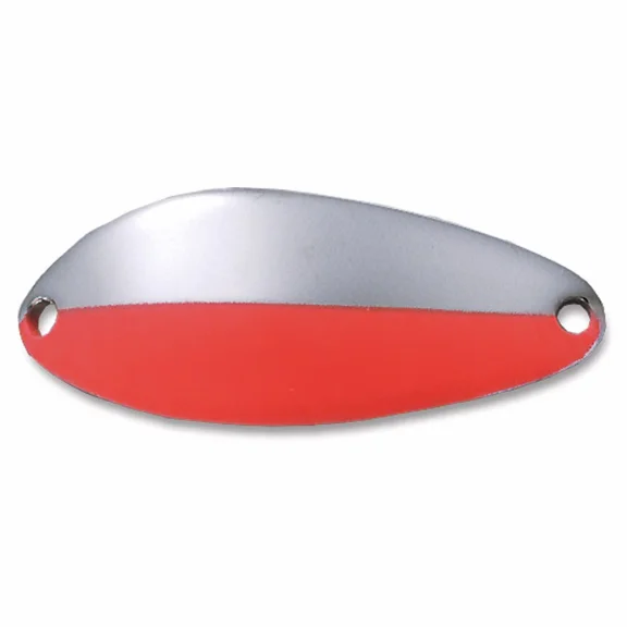 Acme Tackle Little Cleo Fishing Spoon Nickel Flo Orange Stripe 3/4 oz.