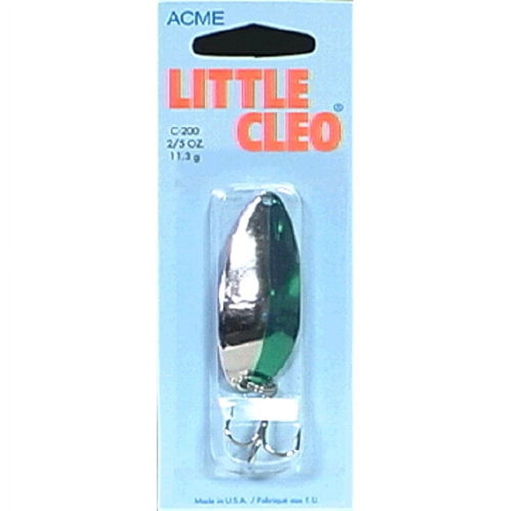 Acme Tackle Little Cleo Fishing Spoon Nickel Neon Blue 2/5 oz.