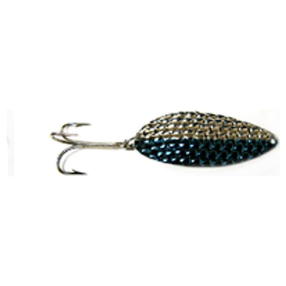 Acme Tackle Little Cleo Spoon 1/8oz Hammered Neon Blue