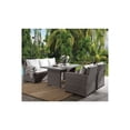 thumbnail image 1 of Acme Tahan 4Pc Patio Set, Fabric & 2-Tone Gray Wicker (1Set/3Ctn), 1 of 7