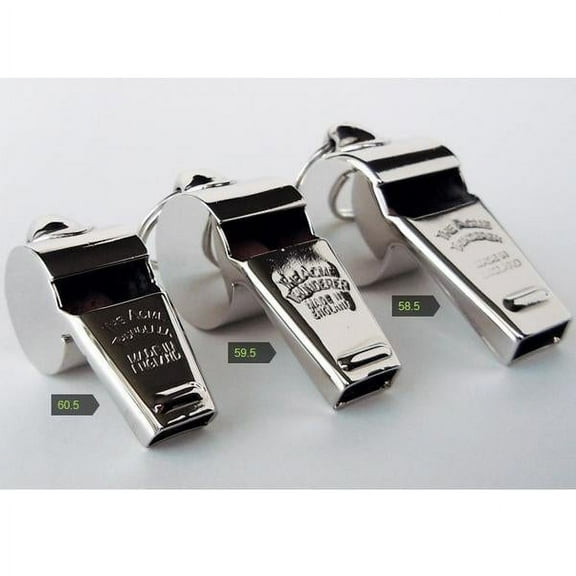 Acme Thunderer Official Referee Whistle 58.5 Silver Nickel Plated