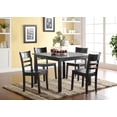 thumbnail image 1 of Acme Veles 5-Piece Dining Set, Black, 1 of 1