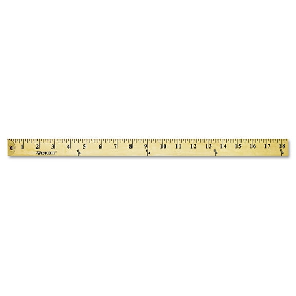 Acme Wood Yardstick With Metal Ends, 36"