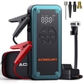 thumbnail image 1 of Acmount Jump Starter Air Compressor, 3000A Car Jump Start with 150PSI Tire Inflator, 12V Battery Jumper for 9.0 Gas and 8.0L Diesel Engines, Blue, 1 of 6