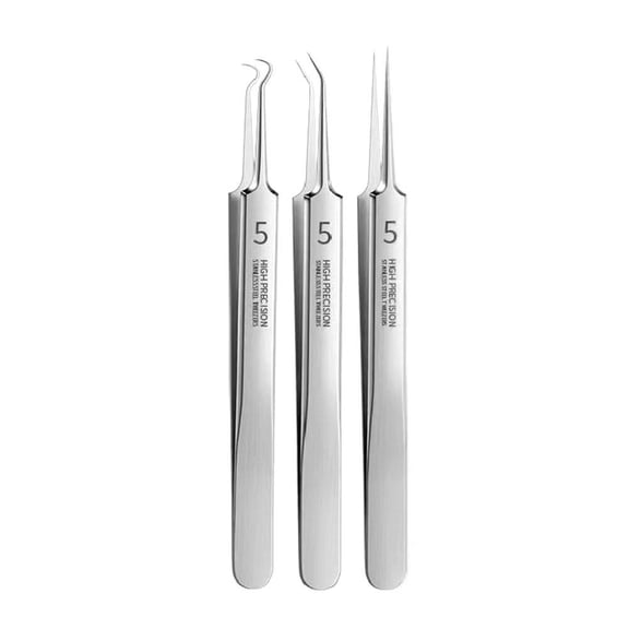 Acne Blackhead Remover Tool Kit - Stainless Steel Pimple Popper Kit for Face Care, Blackhead Extractor Set for Salon & Home Use