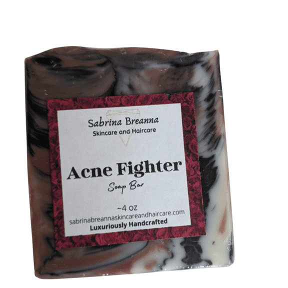 Acne Fighter Rose and Charcoal Soap Bar