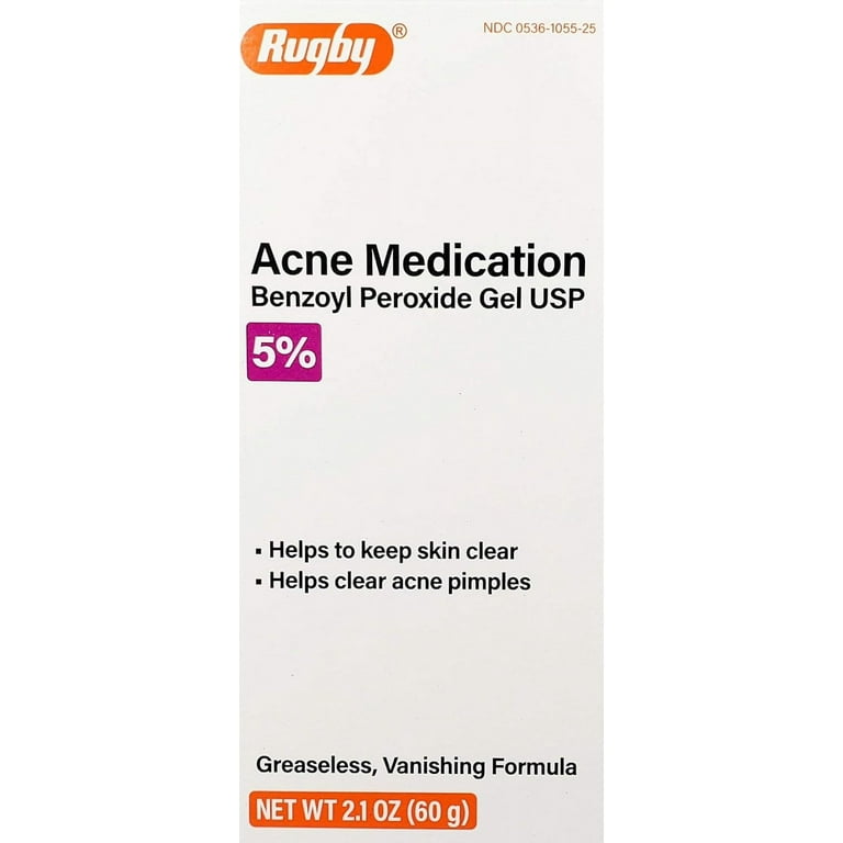 Acne Medication 5 Benzoyl Peroxide Gel 2.1 Oz Walmart