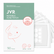 Acne Patches 90 Patches 2 Sizes JVR Acne Medical-Grade Hydrocolloid Acne Patches for Face Invisible Pimple Patches Sticker with Absorbing Cover for Acne Treatment for All Skin Types