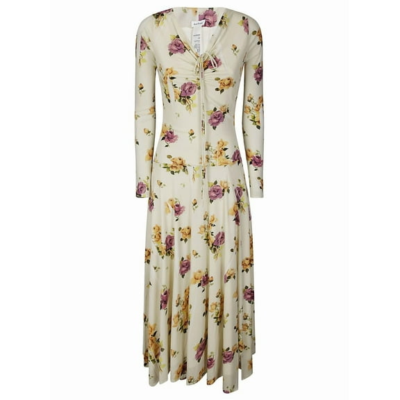 Acne Studios Floral-Print Long Sleeve Midi Dress (Women's)