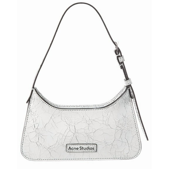 Acne Studios Platt Micro Leather Shoulder Bag, White