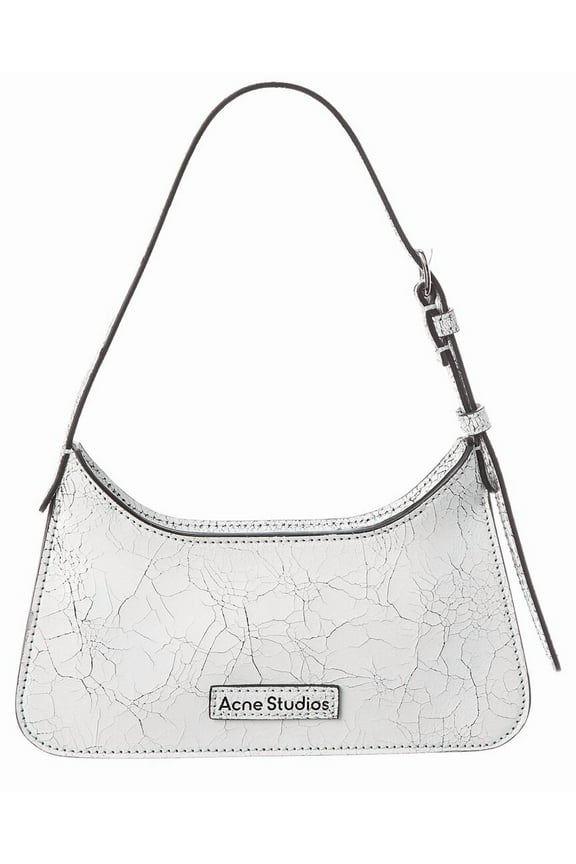 Platt Micro Leather Shoulder Bag, White
