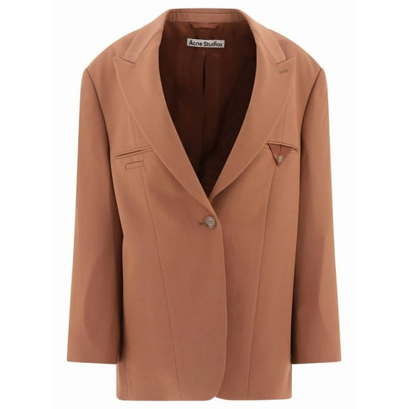 Acne Studios Single-Breasted Blazer With Tailored Fit (Women's)
