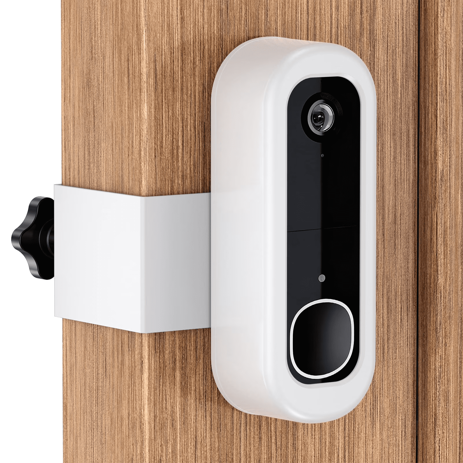Acoretoas Anti-Theft Mount for Arlo Video Doorbell 2K,Cover Holder Accessories for Apartments Home Rentals Office (Black)