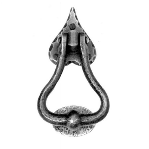 Acorn RMXBG 7-1/4'' Heart Door Knocker - Black Iron