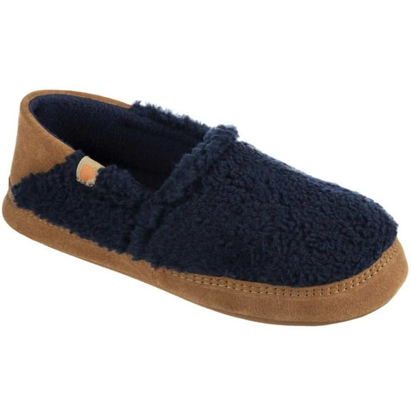 Acorn A20132NPCWXL Women's Moc II Navy Popcorn Slippers, X-Large