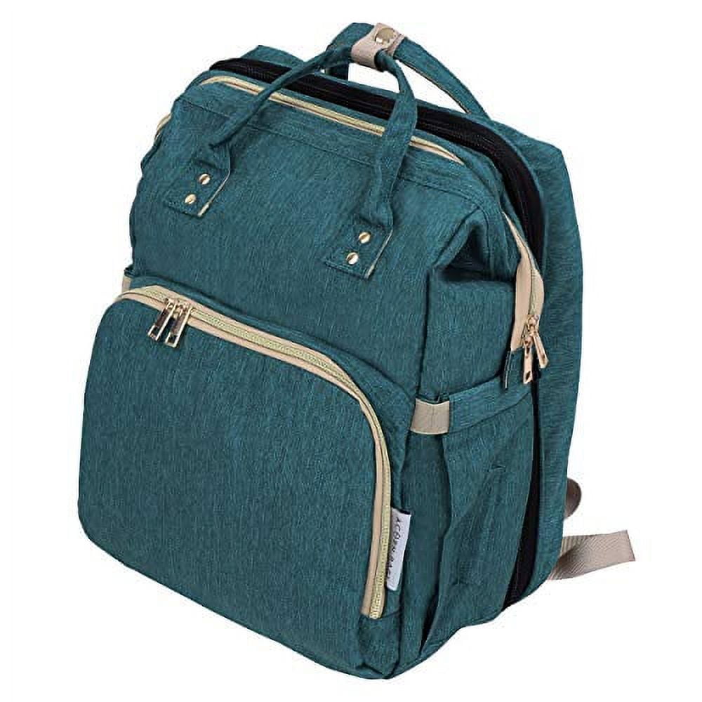 Acorn Baby Expanding Diaper Bag with Bassinet - Diaper Backpack Crib Combo