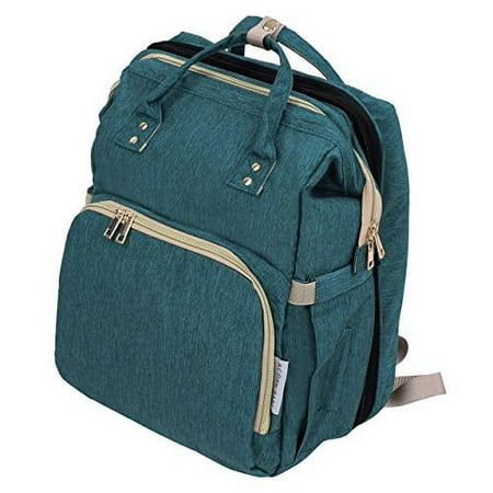 Acorn Baby Expanding Diaper Bag with Bassinet - Diaper Backpack Crib Combo