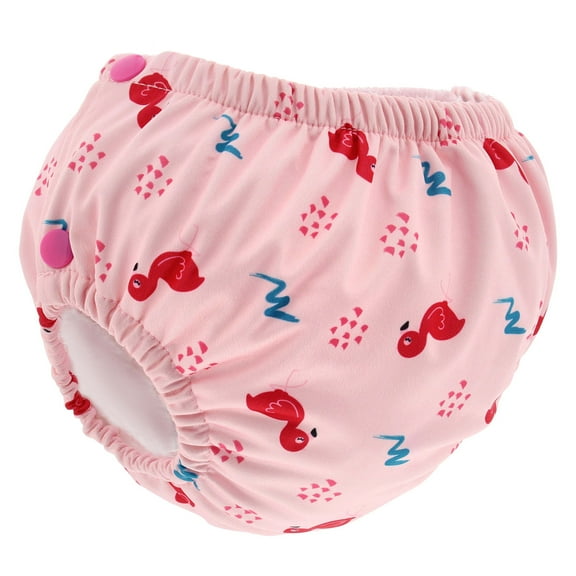 Acorn Baby Toddler Swim Diaper Size 5 and 6 Adjustable Pink Flamingo Swimmers