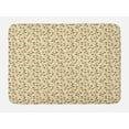 thumbnail image 1 of Acorn Bath Mat, Colorful Oak Pattern with an Off White Background Hand Drawn Autumn Elements, Plush Bathroom Decor Mat with Non Slip Backing, 29.5" X 17.5", Multicolor, by Ambesonne, 1 of 2