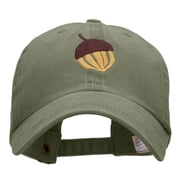 Acorn Embroidered Pigment Dyed Wash Cap - Olive OSFM