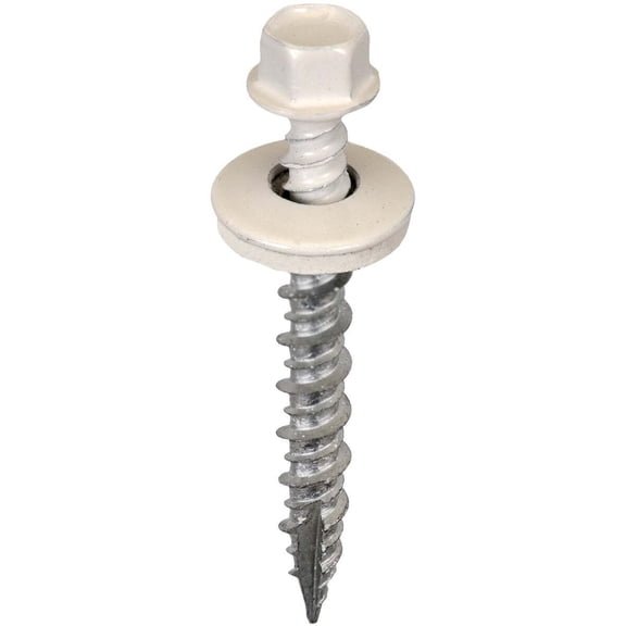 Acorn International Wood Screw Washered - Galvanized Steel, Screw-In - 250 Ct, 1.5 In  Construction & DIY Use, Standard Hardware Spec