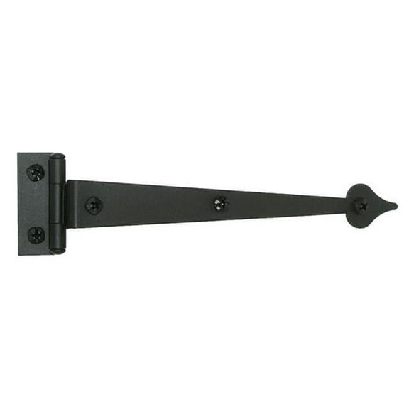 Acorn Manufacturing AIVBQ 6.25 x 1.75 in. Cabinet Strap Hinge 0.37 in. Offset - Black