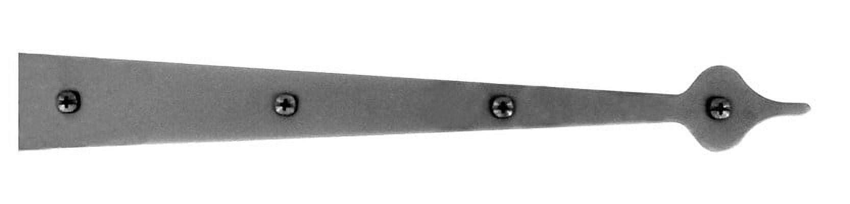 Acorn 14" Black Steel Spear Dummy Strap