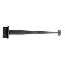 Acorn 15-5/8 in. L Black Strap Hinge 1 pk