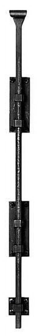 22-1/4" Matte Black Iron Cane Bolt Latch