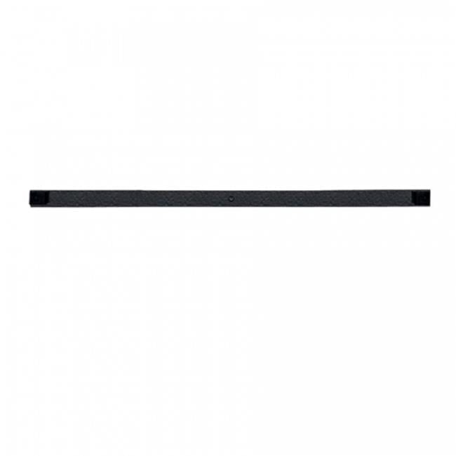 7' Black Rough Iron Barn Door Flat Track
