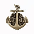 thumbnail image 1 of Acorn Manufacturing DP2AP Artisan Collection Anchor & Rope Knob, Antique Brass, 1 of 1