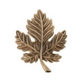 thumbnail image 1 of Acorn Manufacturing DQ4GP Artisan Collection Leaf Knob, Museum Gold, 1 of 3