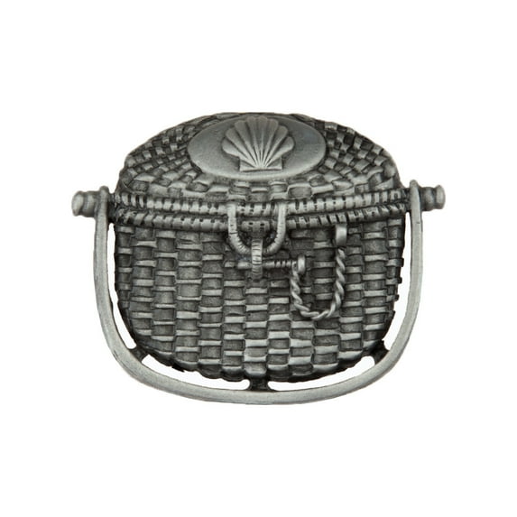 Acorn Manufacturing DPBPP Artisan Collection Nantucket Basket Knob, Antique Pewter