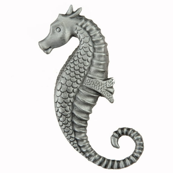 Acorn Manufacturing DPEPP Artisan Collection Seahorse Knob, Antique Pewter
