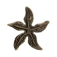 thumbnail image 1 of Acorn Manufacturing DPNAP Artisan Collection Beaded Starfish Knob, Antique Brass, 1 of 3