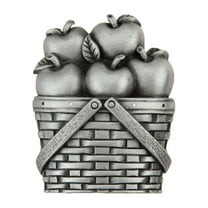 Acorn Manufacturing DQAPP Artisan Collection Apple Basket Knob, Antique Pewter