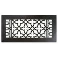 thumbnail image 1 of Acorn GRCBG 14'' x 6'' Cast Iron Decorative Grille - Black, 1 of 1
