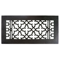 Acorn GRCBG 14'' x 6'' Cast Iron Decorative Grille - Black