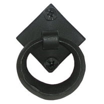 Acorn Manufacturing Ipap Iron Art 2" Ring Cabinet Pull - Black