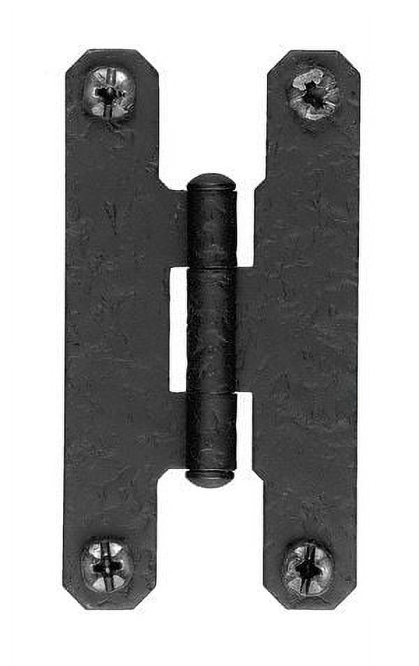 Black Iron 3" Offset Cabinet Hinge Pair