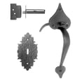 thumbnail image 1 of Acorn Manufacturing Ruli Single Heart Handle Drop Latch - Black, 1 of 2