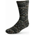 thumbnail image 1 of Acorn Unisex Versafit Fleece Sock, Warm, Breathable and Moisture Wicking, Mid-Calf Length X-Large Charcoal Cable, 1 of 6