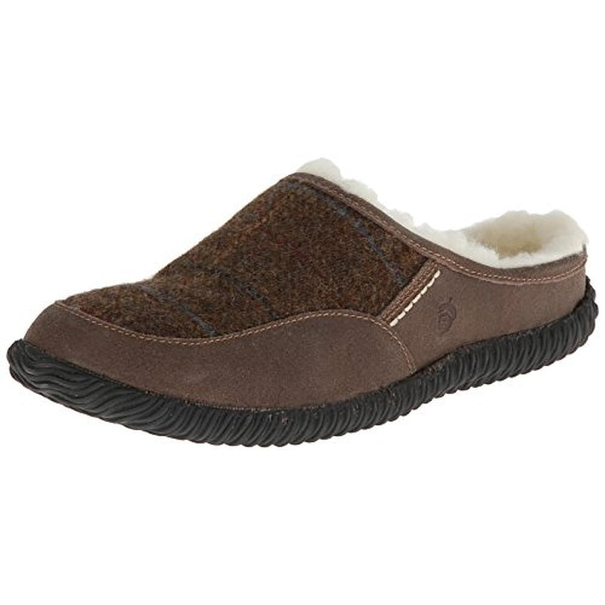 mens fur lined slippers