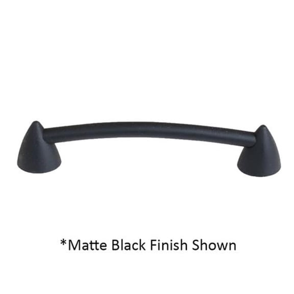 Acorn PMTB3 4 in. Center to Center Rousseau Knob - Brushed Stainless Steel